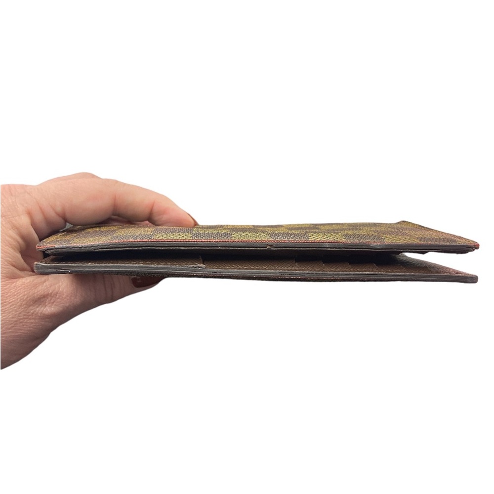 AUTHENTIC LOUIS VUITTON DAMIER PORTE BRAZZA LONG WALLET - Picture 11 of 16